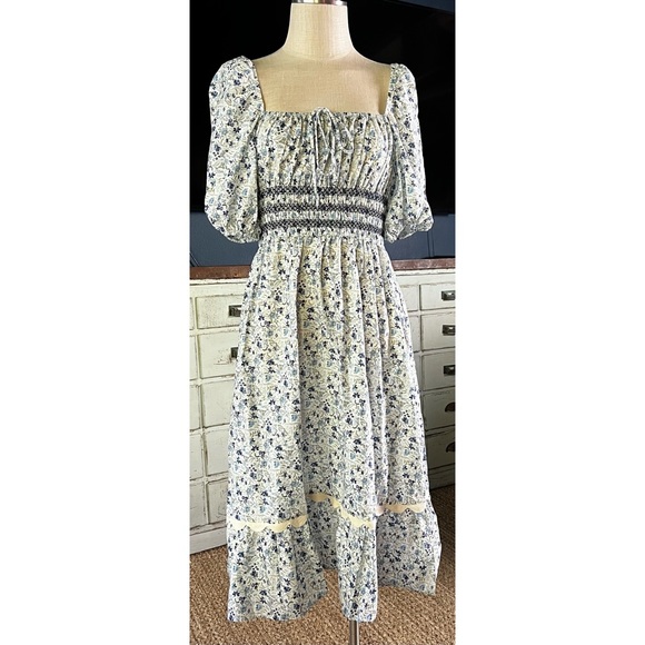 Johnny Was Camille Midi Dress S - Picture 9 of 10